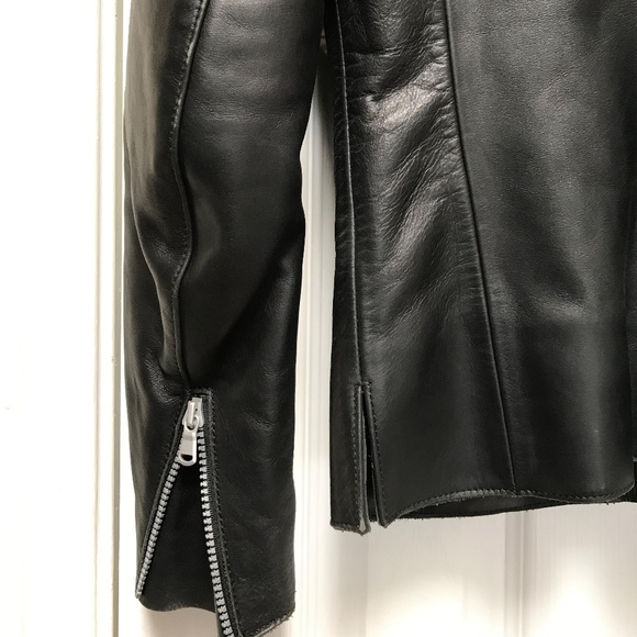 Alpinestars leather motorcycle jacket sz 4 - Picture 6 of 8